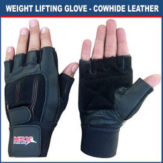Weightlifting Gloves Bodybuilding Gym Gloves Long wrist strap Medium