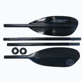 Accent Kauai Carbon 4pc Breakdown Kayak Paddle w/Adjustable Feathering 