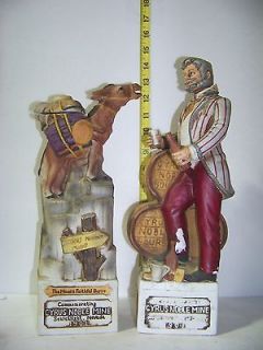 Cyrus Noble Gold Miners Burro & Whiskey Drumer Decanter