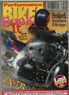 PERFORMANCE BIKES magazine 2/96 feat. ZX7R, RC45, Harris Magnum 5 