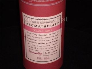 Ylang Rose Aromatherapy Sensuality Body Essence 4 oz Bath & Body Works 