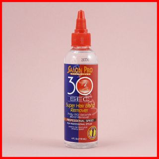SALON PRO 30 SEC Super Hair Bond Glue Remover 4 fl oz