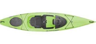 Wilderness Systems Pungo 120 Kayak Closeout Light Lime with kayak 