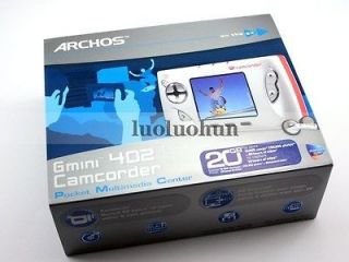New Archos Gmini 402 Camcorder 20 GB Portable Multimedia Player