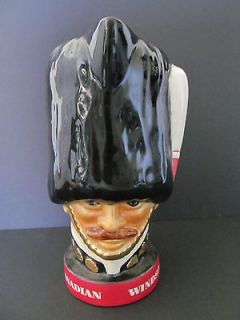 WINDSOR WHISKEY PITCHER,PALACE GUARD HEAD