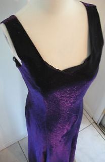    SHIMMERY DEEP PURPLE METALIC LONG DRESS   PLEASE SEE ALL PICTURES