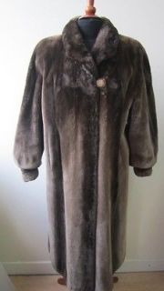 Womens Sz 18/20 XXXL Superb Phantom Sheared Beaver Fur Coat