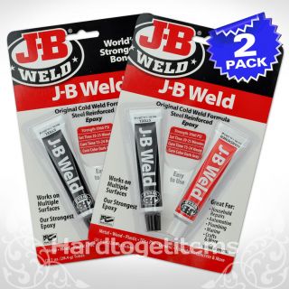 JB Weld 8265S Cold Weld Compound Adhesive Epoxy Glue 2 Oz. Pack of 2