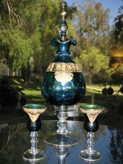 venetian wine glasses in Pottery & Glass