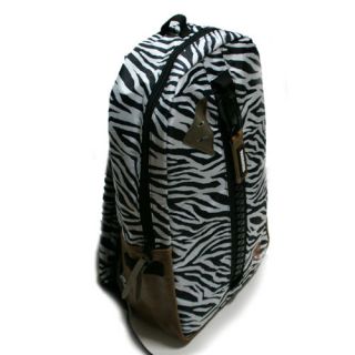 black and white zebra saddle bag,backpack bags ,reversible to black 