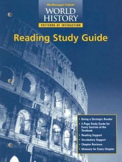 World History Reading Study Guide Patterns of Interaction 2006 