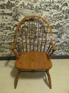 Pennsylvania House Solid Oak Windsor Arm Chair 3111 Stone House ?