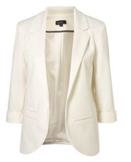   Style Women Boyfriend Candy Rolled Sleeve Smart Blazer Jacket Suit