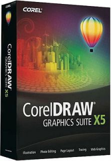 CorelDraw Graphics Suite X5 Full Version Retail Mini Box New for PC