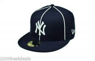 NEW ERA CAP HAT FITTED CAP 59FIFTY NEW YORK YANKEES NAVY MLB BASEBALL 