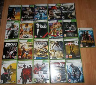 XBOX 360 GAMES FROM 1.99 TOP TITLES IRONMAN 2, FIGHTERS UNCAGED,JUST 