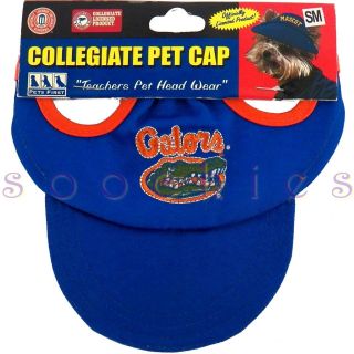 AX10 NWT Florida Gators Licensed Pet Cap Hat Pets First Dog Sports Fan 