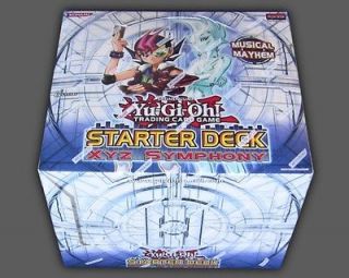 YuGiOh XYZ Symphony Starter Deck Box   Box of 10 Starter Decks Yu Gi 