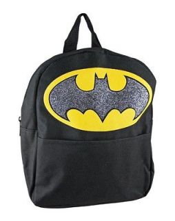 New Batman Logo Mini Backpack Black Licensed DC Comics Batman Logo 