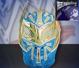 WWE Official Licensed Kids Size Sin Cara Replica Mask BLUE