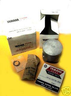 Yamaha YZ125 1982 85 Piston Kit 4th OS size 1.00mm NEW NOS OEM