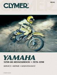 Clymer Dirt Bike Manual   Yamaha YZ50 80 Monoshock 1978 1990