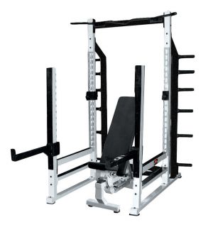 YORK Commercial Multi Function Rack Power Home Gym Squat Cage Smith 