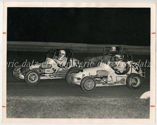 1970s Photo~USAC Midget Car racing, Angell Park Speedway, Sun Prairie 