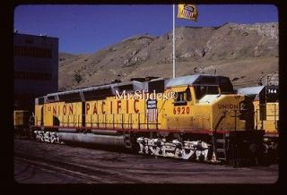 Original Slide UP Union Pacific Centennial DDA40X 6920 In 1984 At SLC 