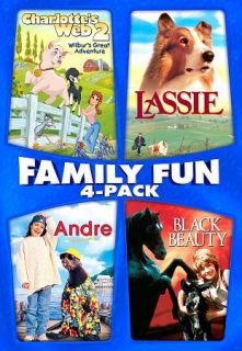   Web 2 Lassie Andre Black Beauty DVD, 2011, 4 Disc Set
