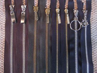   24 Very Special Separating Zippers With Special Pulls ~~~MUST SEE