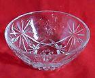 Anchor Hocking Glass Clear Pressed Pattern EAPC 5 1/4 Round Bowl