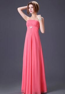 Grace Karin Gown Pink/Gray Formal Evening Prom Dress Bridesmaids 