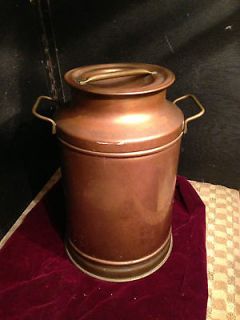 Great Looking Antique Copper Milk Can