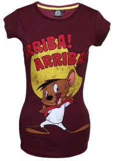 Womens Ladies Girls T Shirt Speedy Gonzales Officially Licenced Sizes 