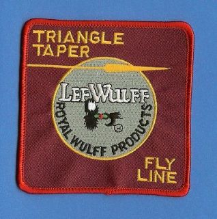 Lee Wulff Fly Line Bass Trout Fishing Patch Angler