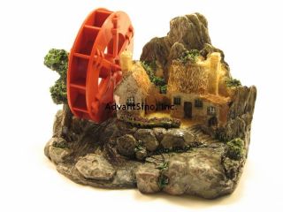   Resin Waterwheel House Bubble Decoration/Orn​ament SHIP FROM USA