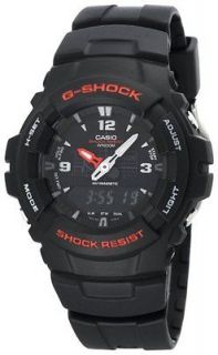 Casio Mens G100 1BV G Shock Classic Ana Digi Watch
