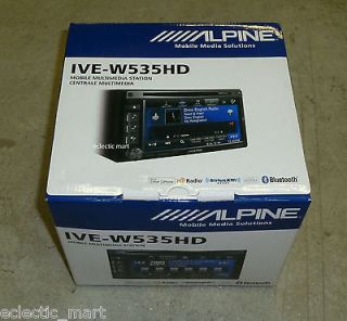 ALPINE IVE W535HD 2 DIN DVD/IPOD/IPHONE/ANDROID/USB/PANDORA BLUETOOTH 