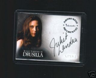 Buffy Spike A2 Juliet Landau auto card