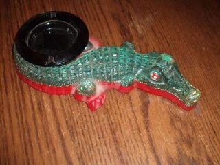 Vintage Alligator Ashtray   Remember These?