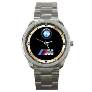 New BMW M Series M5 M3 M6 Staggered Accessories Logo Sport Metal Watch