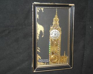  Horological Collage Big Ben London by J. Ammon 1978 Autographed