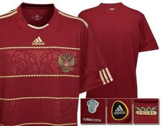 Russia Adult Authentic Adidas Home Jersey   any Size