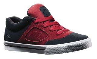 NEW Youth Emerica REYNOLDS 3 Skate Shoes Navy Red Gum Suede 2 US