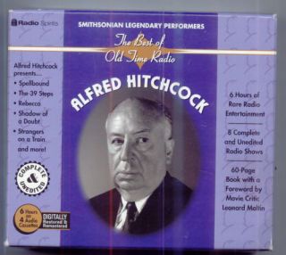 ALFERD HITCHOCK BOX OF 4 AUDIO TAPES + BOOKLET FREE SHIP & TRACK