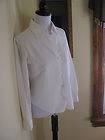 AK Anne Klein ladies 8P white blouse classic MINT COND FREE S&H 