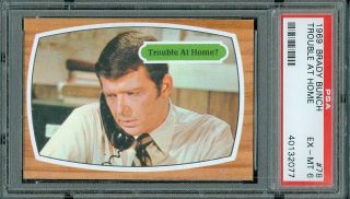1971 TOPPS BRADY BUNCH #78 TROUBLE AT HOME PSA 6