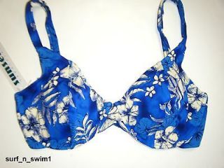 SUNSETS swimsuit D DD E cup tops underwire bikini 53t LOS CABOS BLUE 