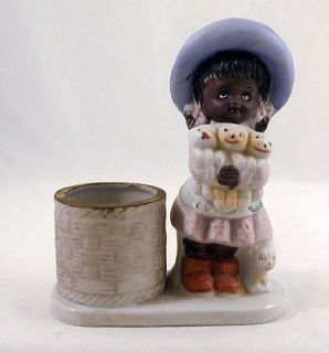 1978 Jasco African American Porcelain Figurine Tawny Tots Little Girl 
